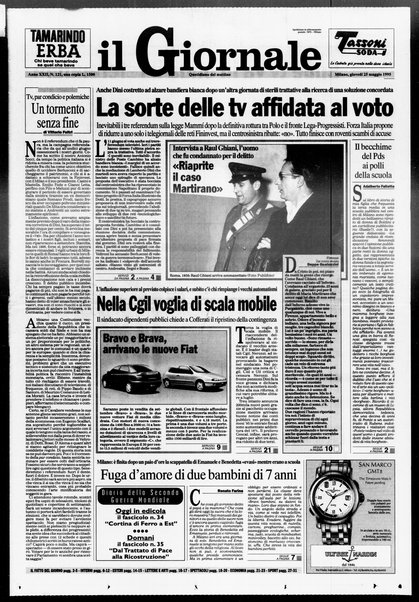 Il giornale : quotidiano del mattino